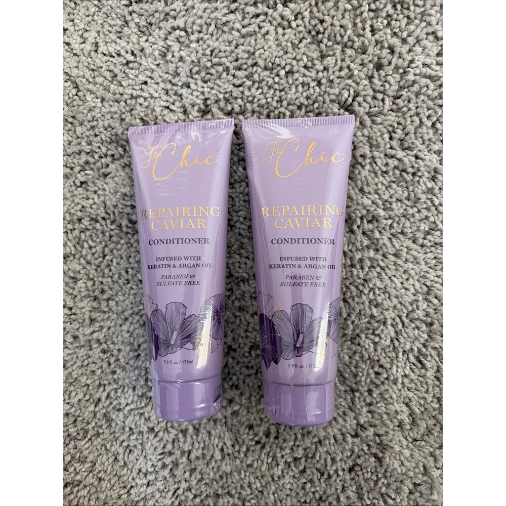 Le Chic Repairing Caviar Conditioner Keratin Argan Oil 5.9 oz ( Lot of 2 )